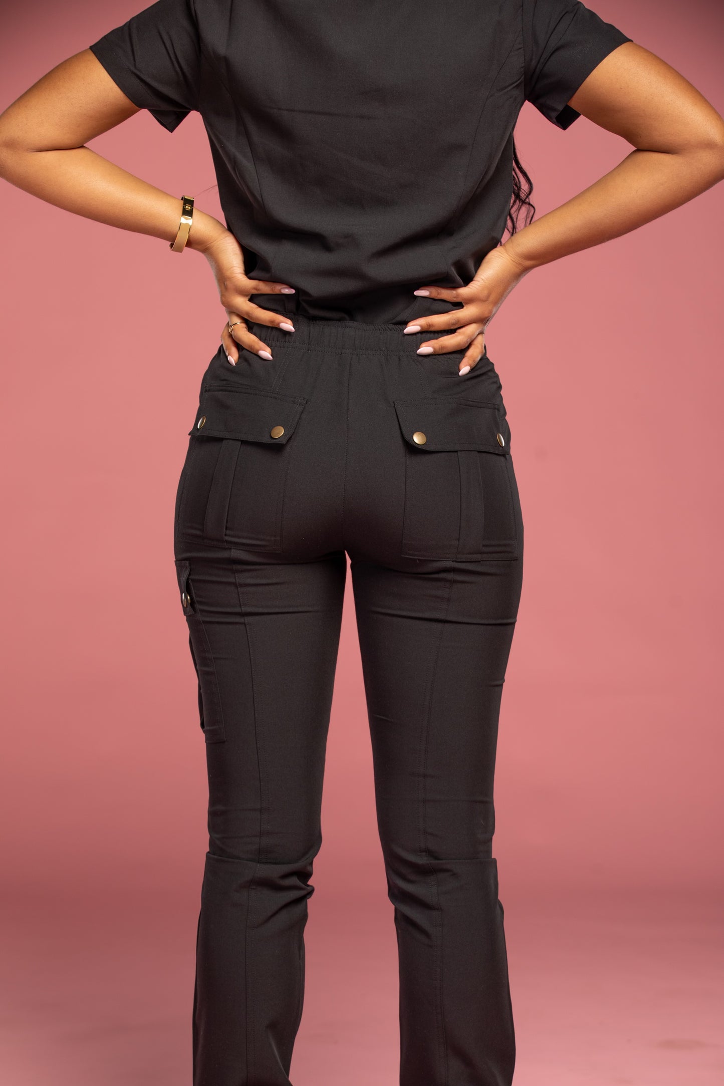 Heavenly: black scrub bottoms