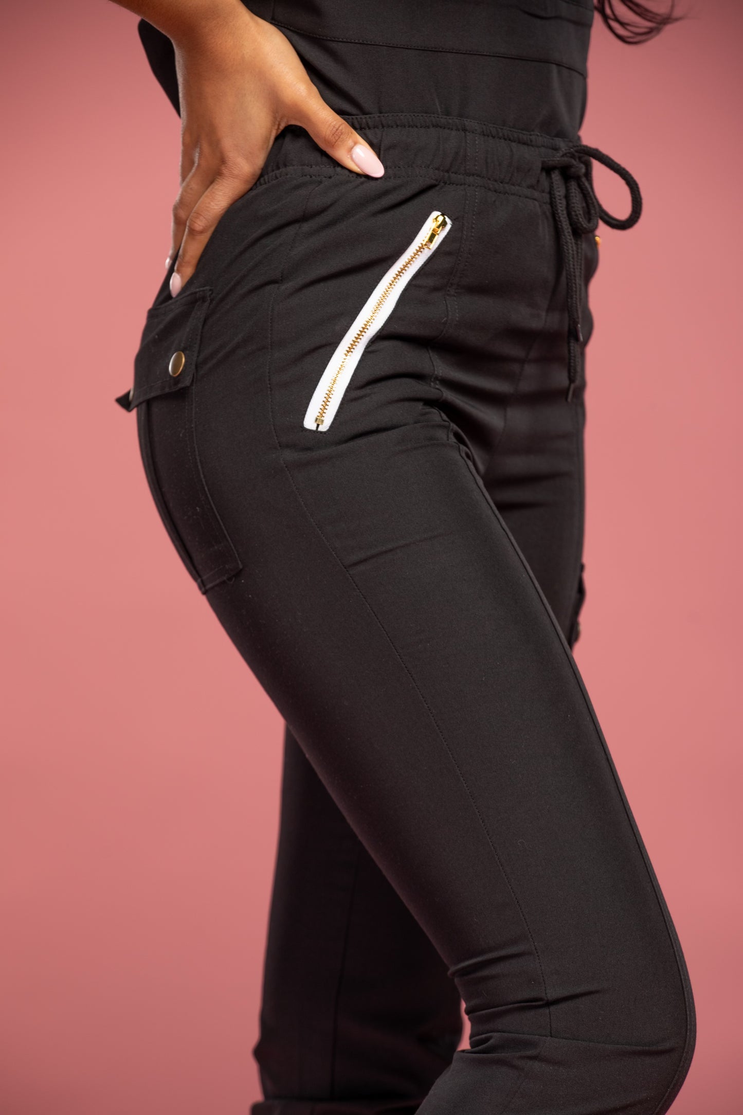 Heavenly: black scrub bottoms