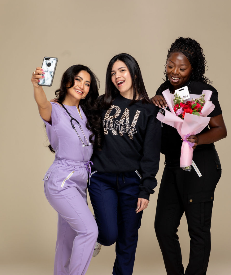 NEW Heavenly: Lilac Scrub Bottoms