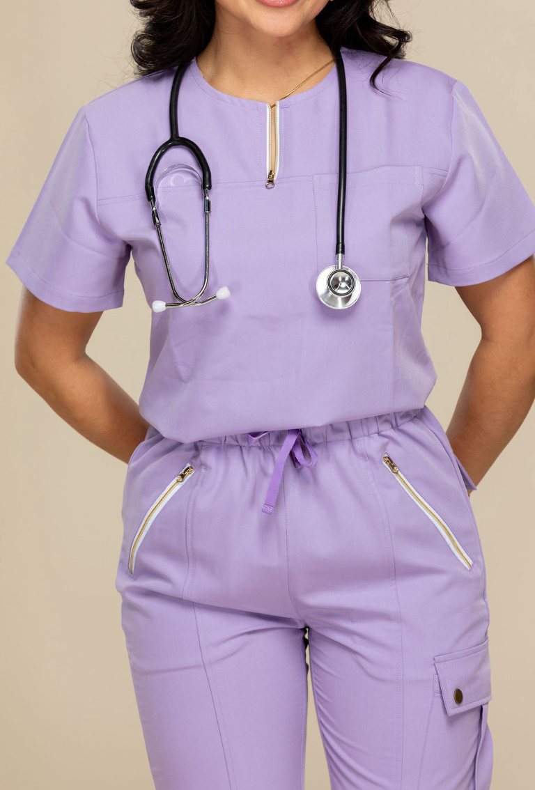 NEW Heavenly: Lilac Scrub Bottoms