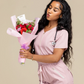 NEW Heavenly: Pink Scrub Top
