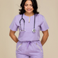 NEW Heavenly: Lilac Scrub Top